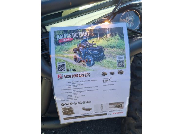 KYMCO 700 MXU / 137.59€/MOIS* / DSN MOTOS 40